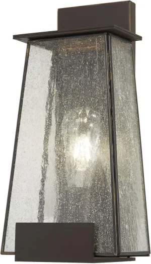 Minka Lavery Outdoor Wall Light 72601-226 Bistro Dawn Exterior Wall Lantern, 1-Light 100 Watts, Bronze