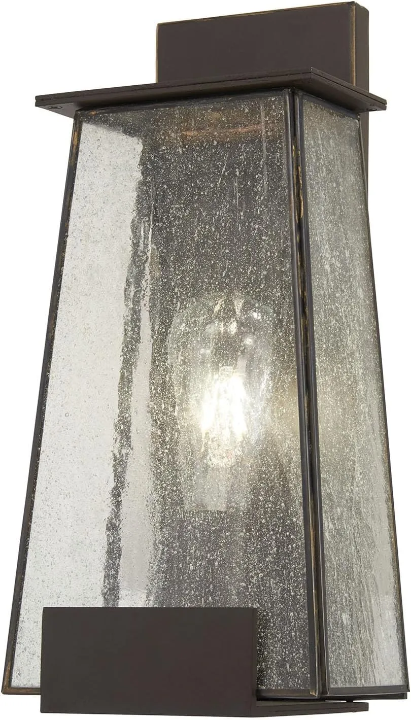 Minka Lavery Outdoor Wall Light 72601-226 Bistro Dawn Exterior Wall Lantern, 1-Light 100 Watts, Bronze