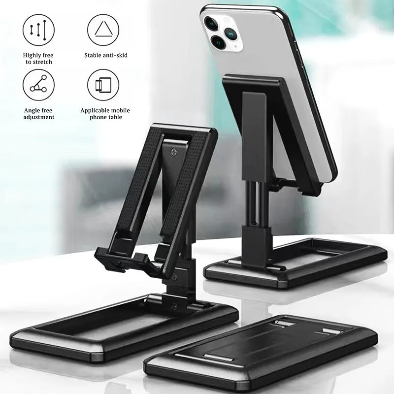 Mobile Phone Stand Foldable Desktop Organiser Portable For iPhone Samsung