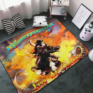 Molly Musics Hatchet Area Big Rugs Anti Slip Soft Floor Mat Rug for Bedroom Living Room Home Decor 60X39 inches