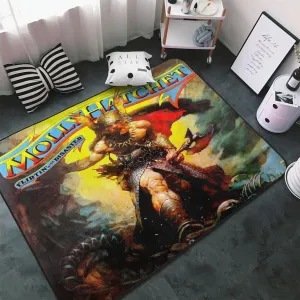 Molly Musics Hatchet Area Big Rugs Anti Slip Soft Floor Mat Rug for Bedroom Living Room Home Decor 60X39 inches