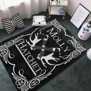 Molly Musics Hatchet Area Big Rugs Anti Slip Soft Floor Mat Rug for Bedroom Living Room Home Decor 60X39 inches
