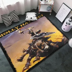 Molly Musics Hatchet Area Big Rugs Anti Slip Soft Floor Mat Rug for Bedroom Living Room Home Decor 60X39 inches