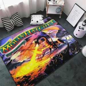 Molly Musics Hatchet Area Big Rugs Anti Slip Soft Floor Mat Rug for Bedroom Living Room Home Decor 60X39 inches
