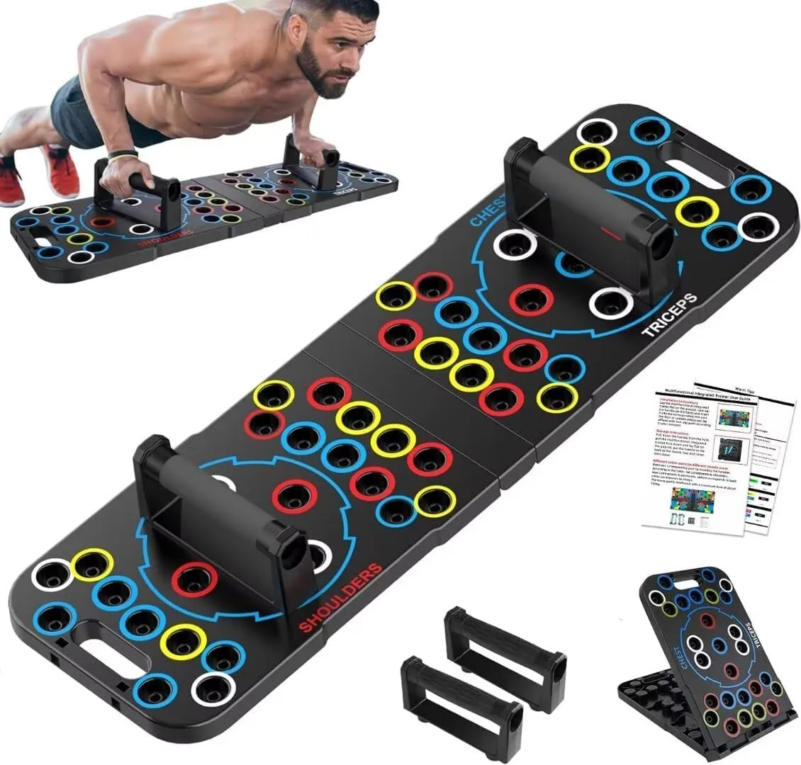 Multifunctional push-ups fitness plate stand aids men home exercise chest and abdominal muscle training equipment sports