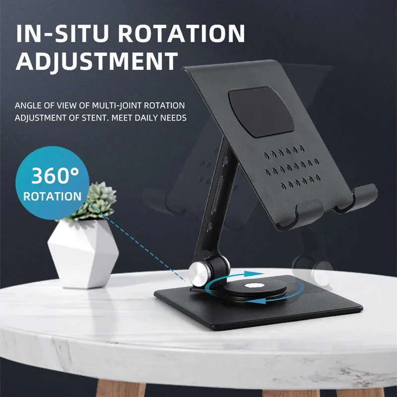 Multipurpose Adjustable Folding Metal Stand Holder for iPad, Tablet, Smartphones