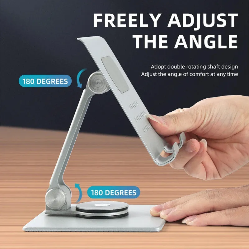 Multipurpose Adjustable Folding Metal Stand Holder for iPad, Tablet, Smartphones