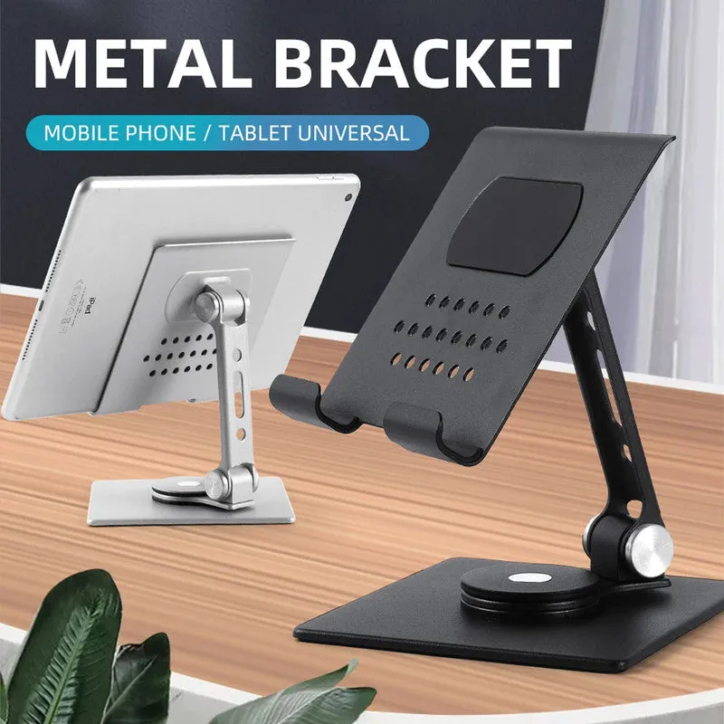 Multipurpose Adjustable Folding Metal Stand Holder for iPad, Tablet, Smartphones
