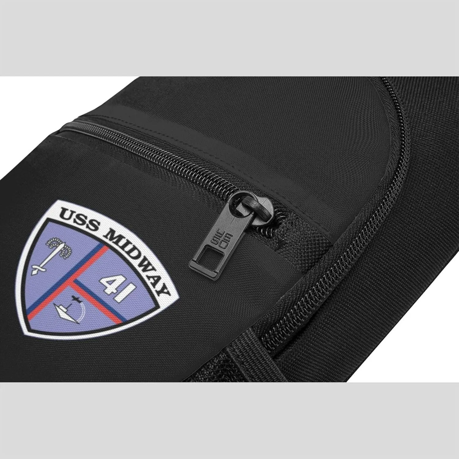 Navy Uss Midway Cv-41 Unisex Chest Bag Lightweight Crossbody Shoulder Bag Travel Pocket