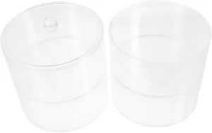 Necklace Earring Display Case Watch Band Holder Elegant Plastic Jewelry Organizer Clear Acrylic Storage Box