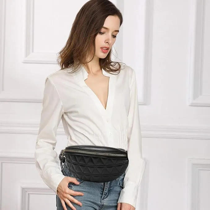Neri | Stylish Quilted Waist Bag for Hands-Free Convenience