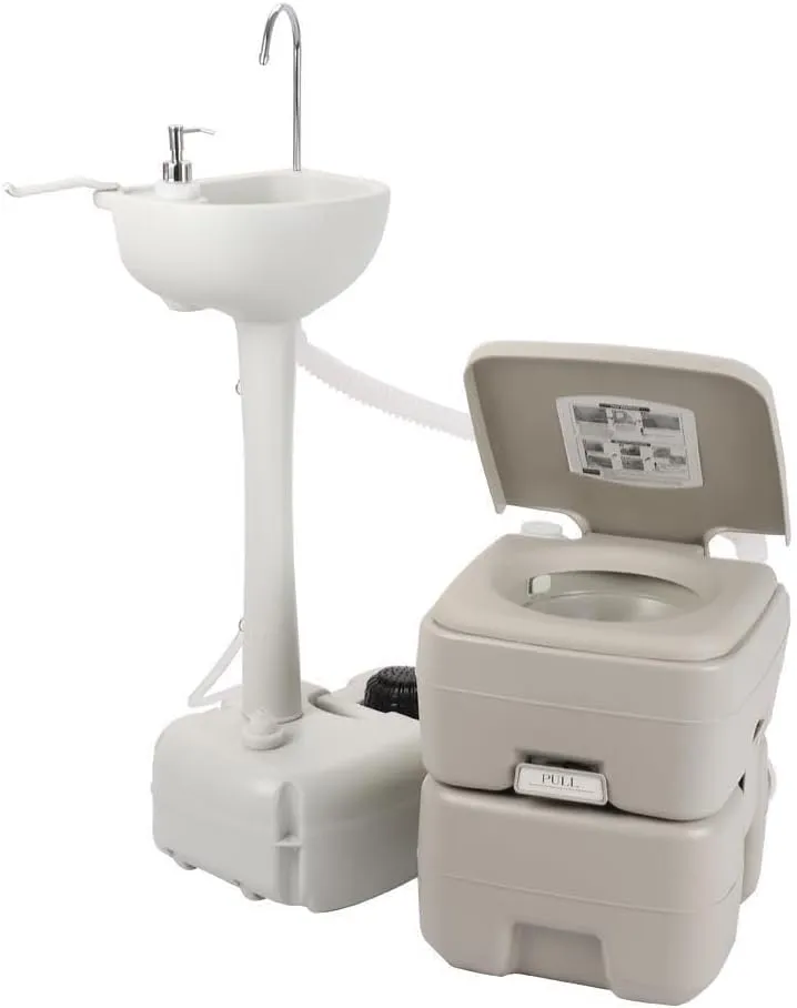 New Camping Hiking Hygiene Wash Set Hand Wash Sink Basin
