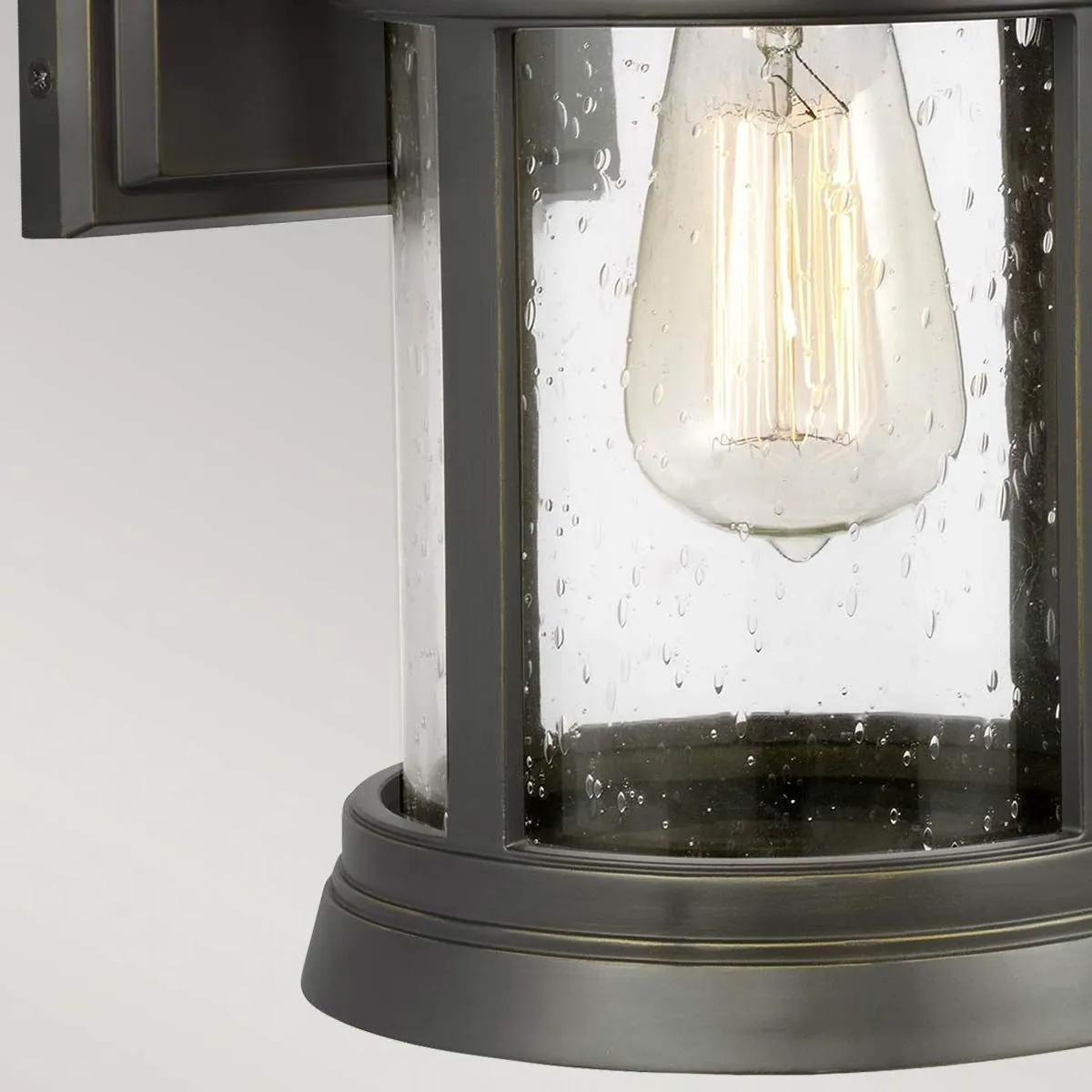 Newport 1 Light Wall Lantern | Antique Bronze