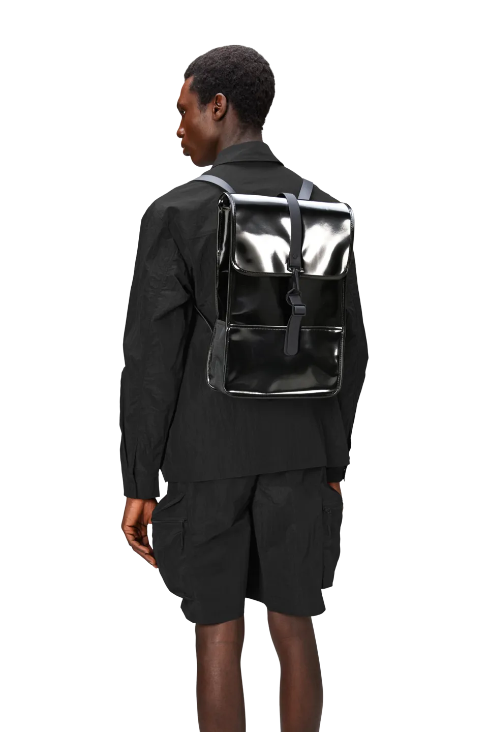 Night Black Mini Rains Backpack