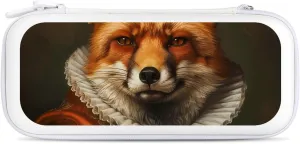 Noble Foxes Hard Shell Travel Case with Rope 15 Game Card Pockets Compatible with Switch Protective