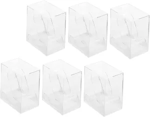 NOLITOY 6-piece Watch Storage Box Set Wrist Watch Stand Single Box Mens Storage Display Jewelry Packing