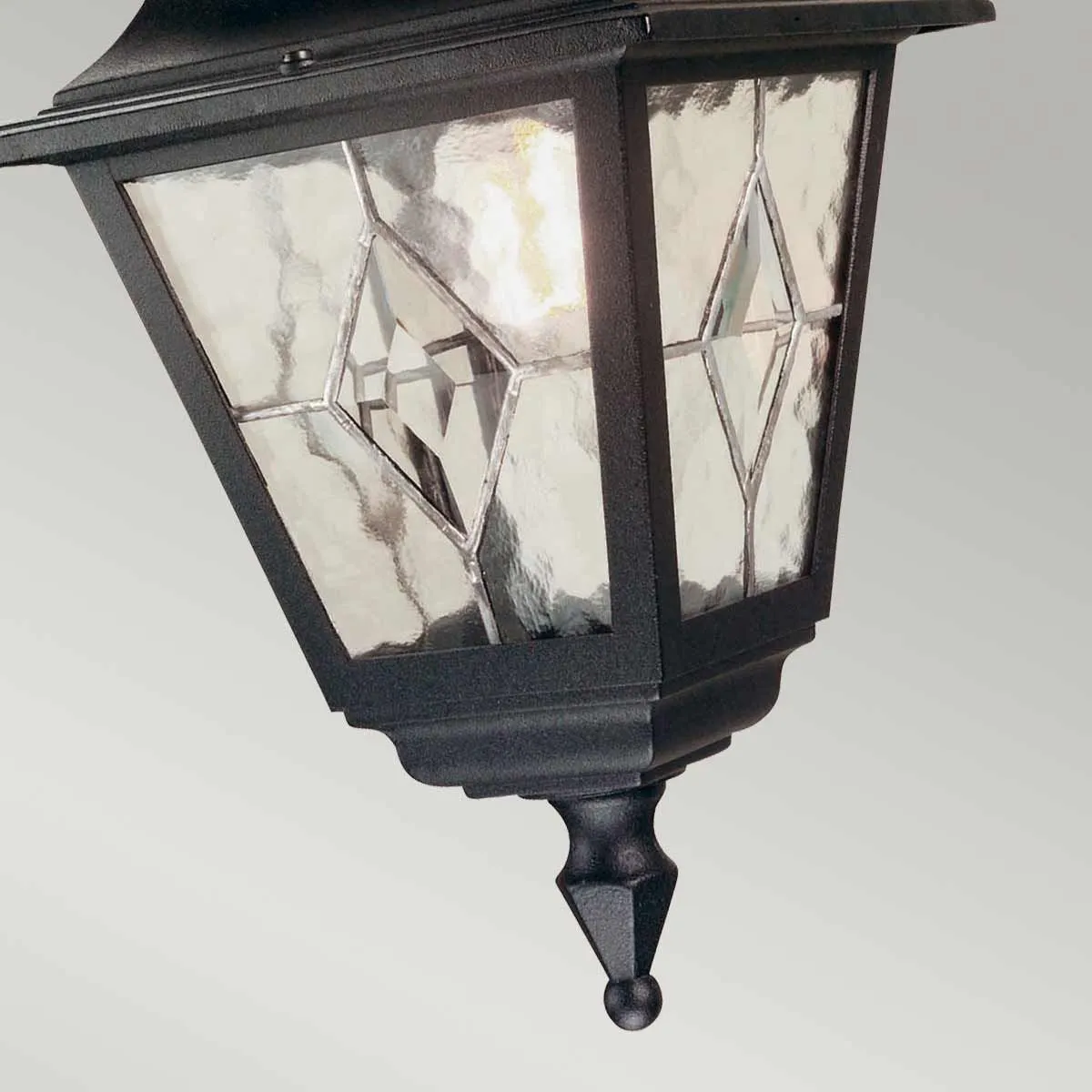 Norfolk 1 Light Chain Lantern  | Black