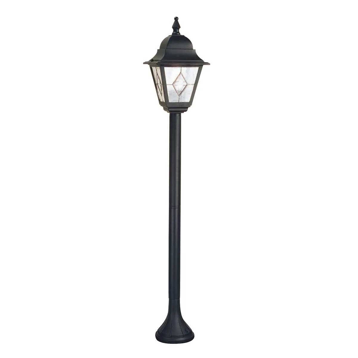 Norfolk 1 Light Pillar Lantern  | Black