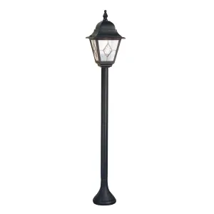Norfolk 1 Light Pillar Lantern  | Black