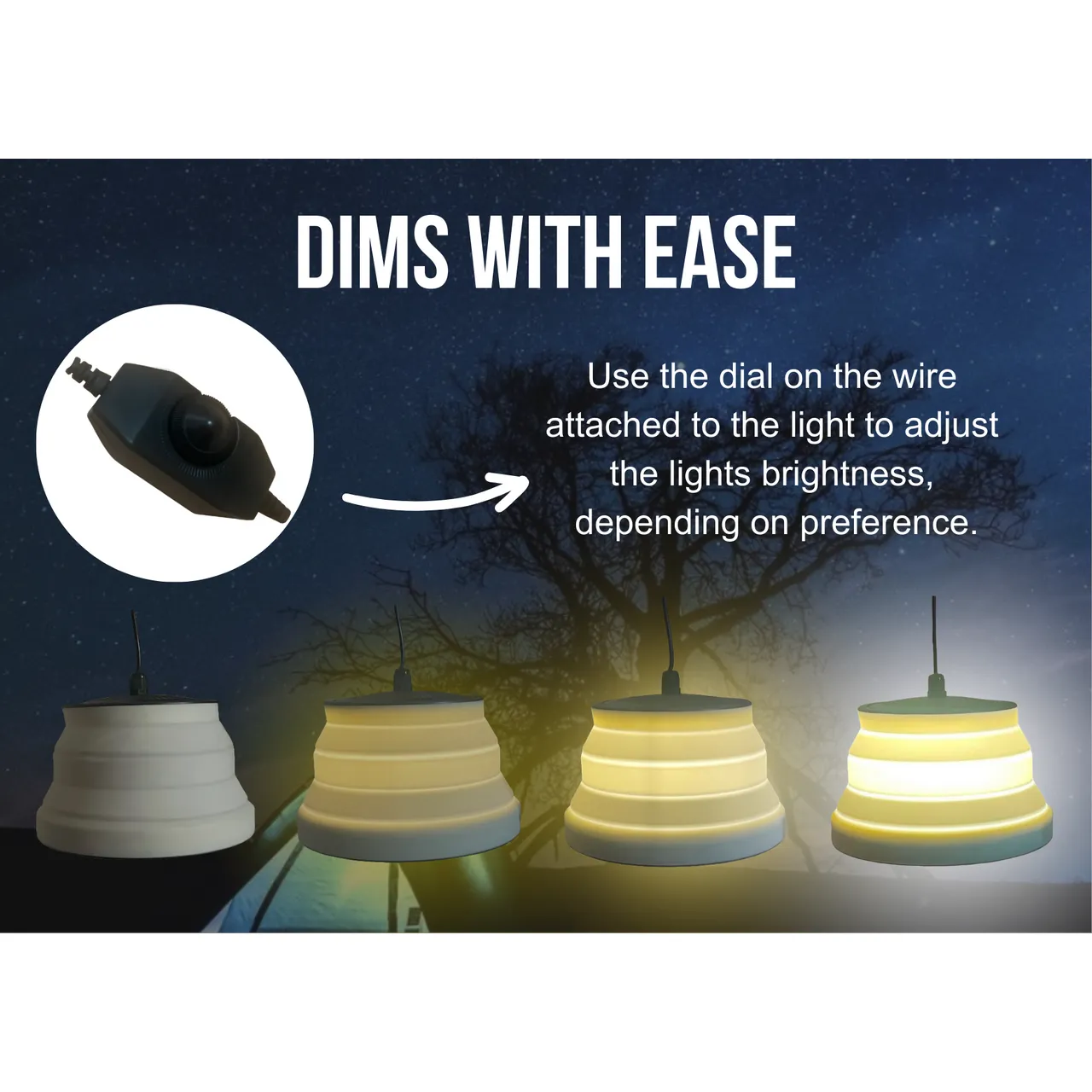 Olpro Silicone Camping Lantern Dimmable 240V