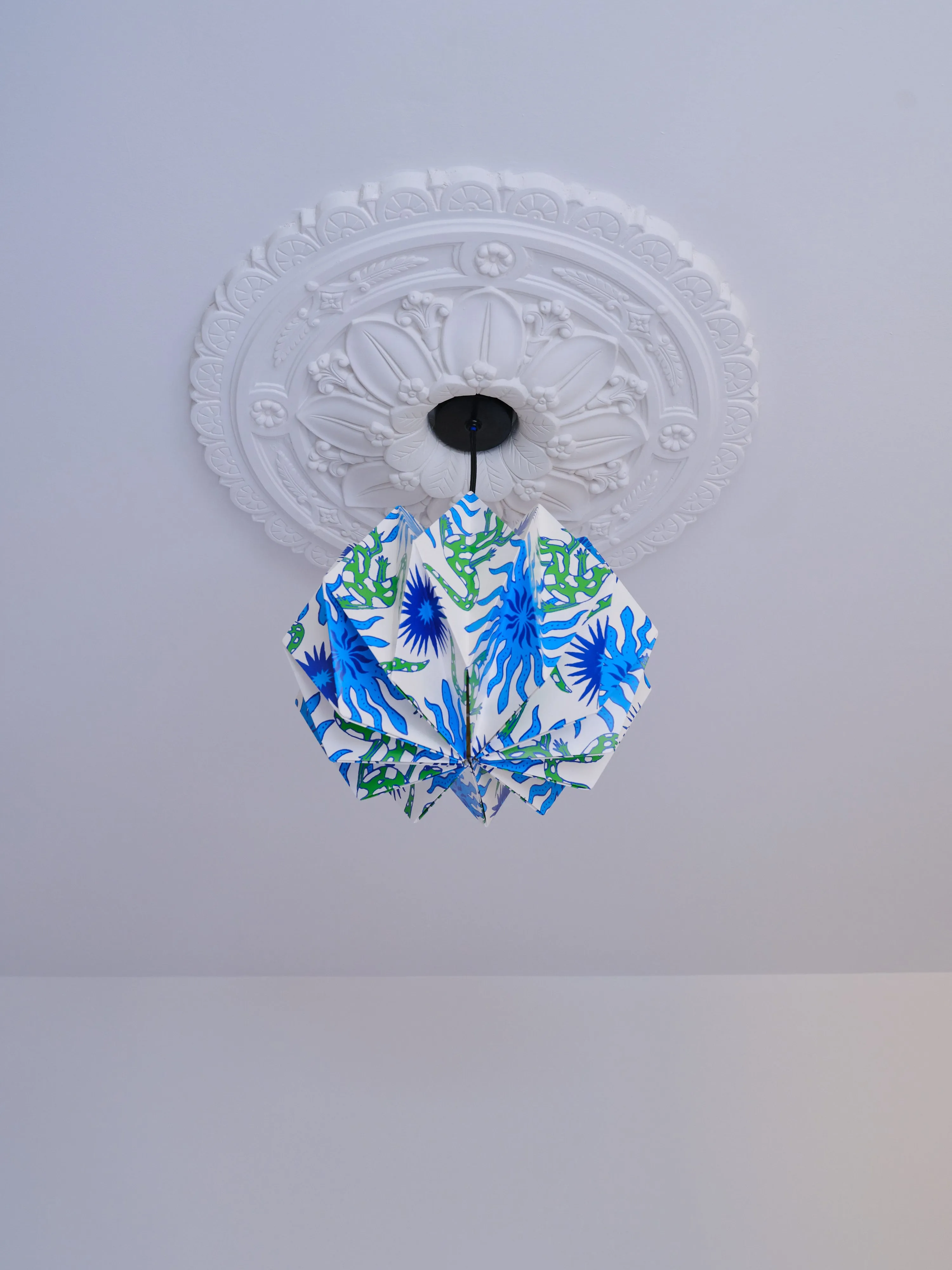 Origami Paper Lightshade Orbit 'Dancing Lizards'