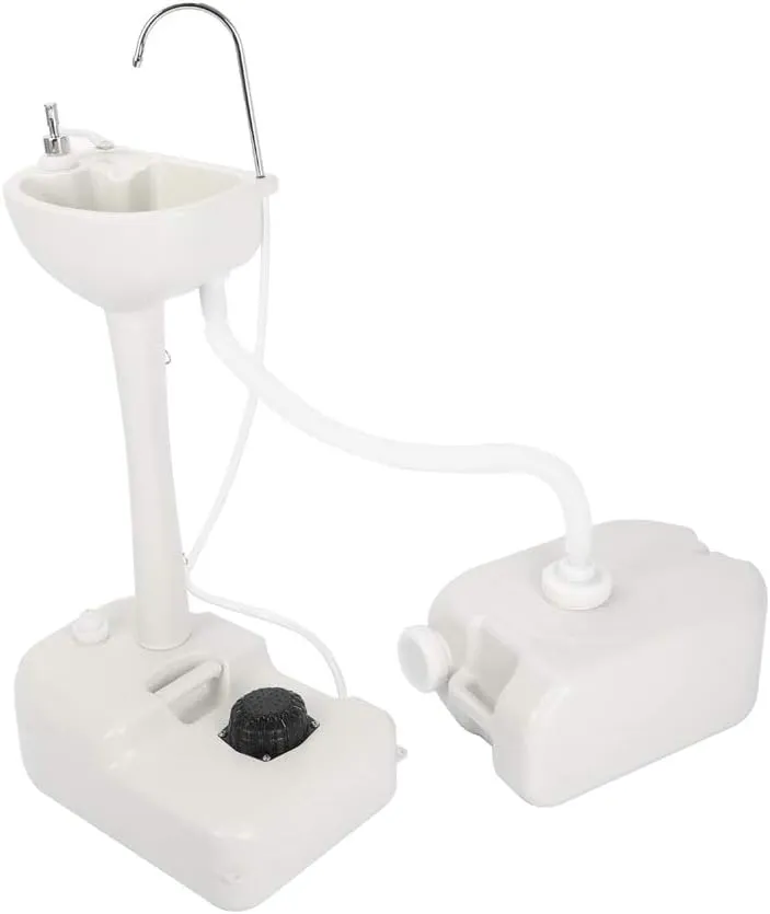 Outdoor Live Tools Hand Washing Station with Tank,Portable Camping Sink – Indoor/Outdoor Travel Hygiene Station with Basin Portable Sink Camping Ideal for Outdoor, Travel, RV, Boat, Camper,