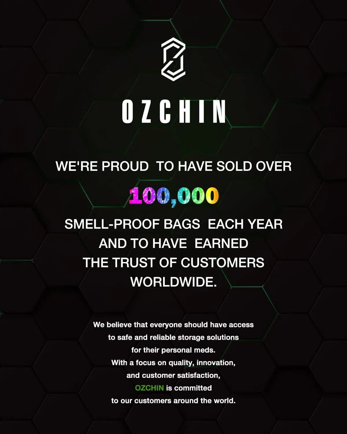 OZCHIN Smell Proof Bag with Combination Lock Tobacco Pipe Pouch Bag File Organizer Case Container Medicine Lock Box Odorless Storage Bag Great Gift for Friend