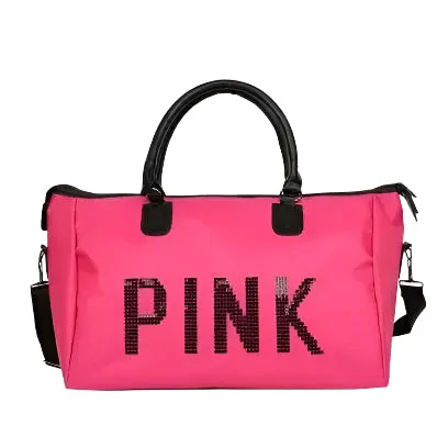 P I N K DURABLE TRAVEL BAG