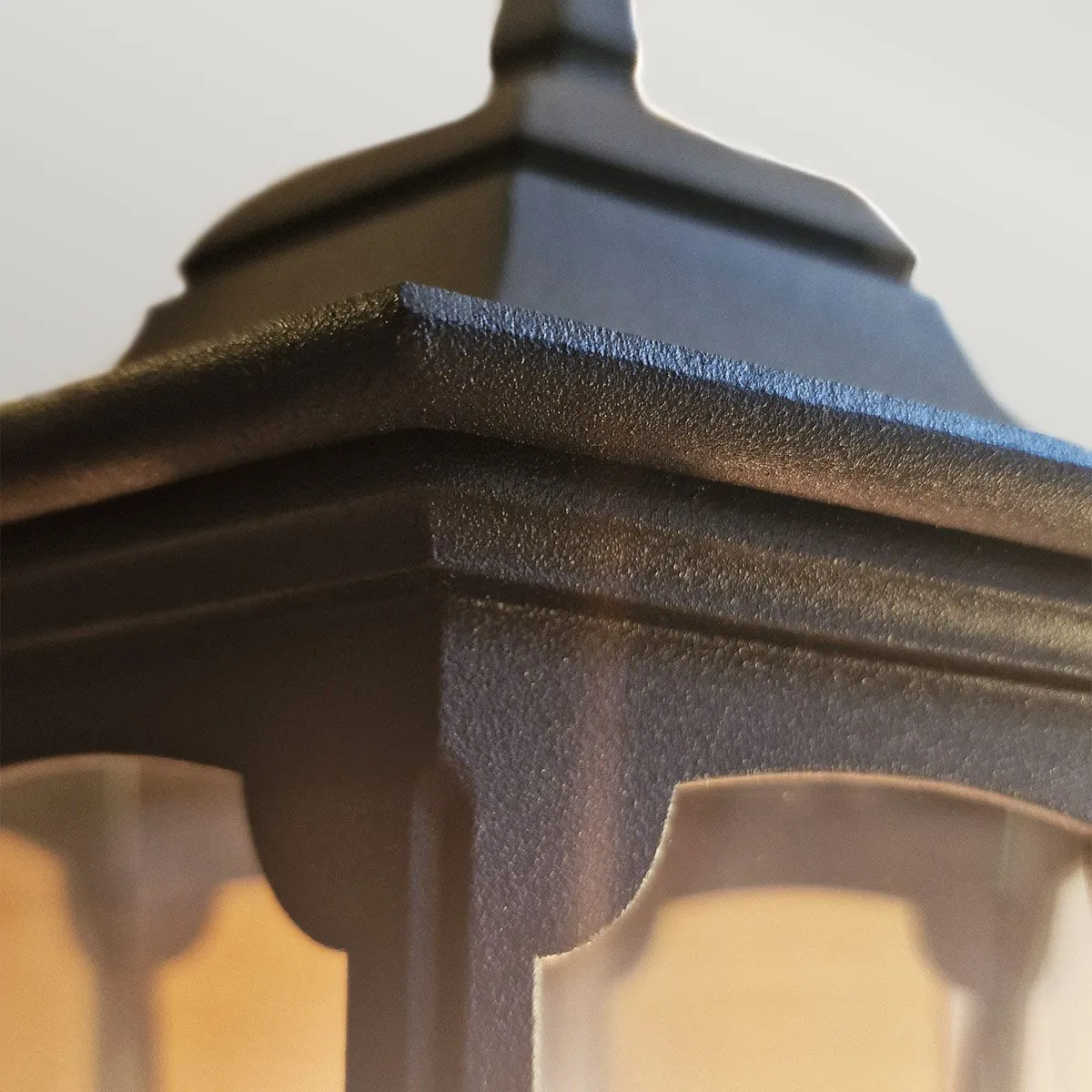 Parish 1 Light Pedestal Lantern  | Black