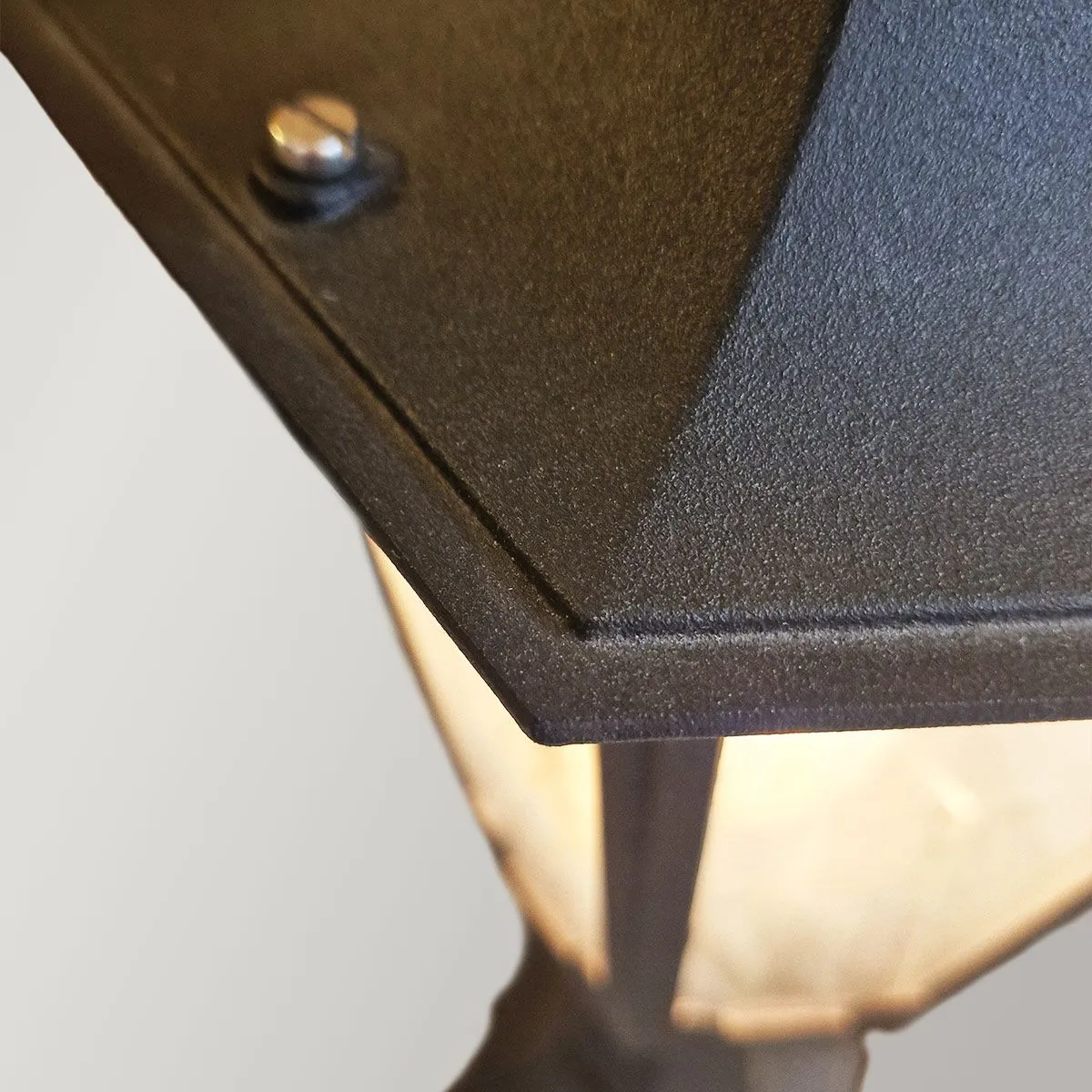 Parish 1 Light Pedestal Lantern  | Black
