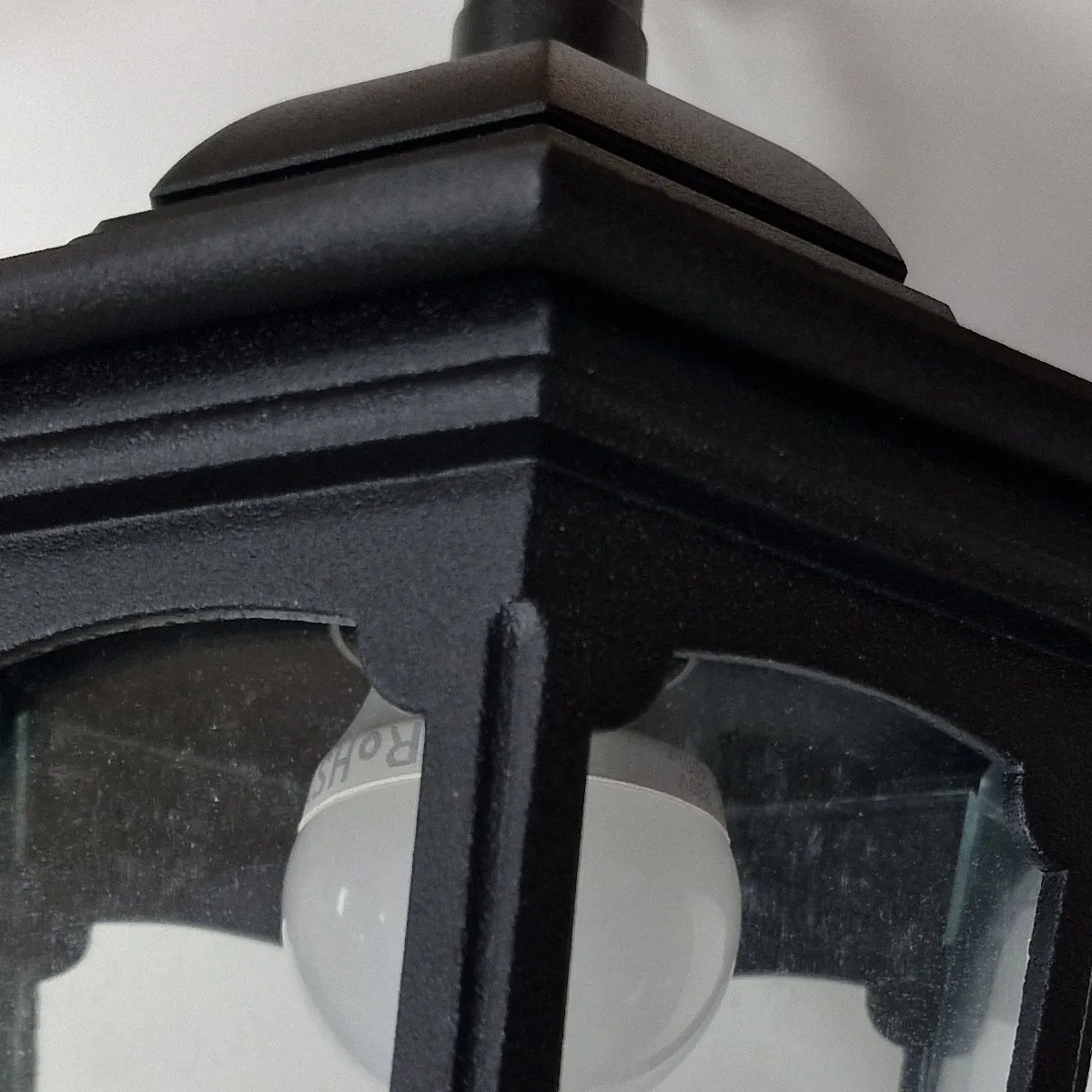 Parish Mini 1 Light Chain Lantern | Black