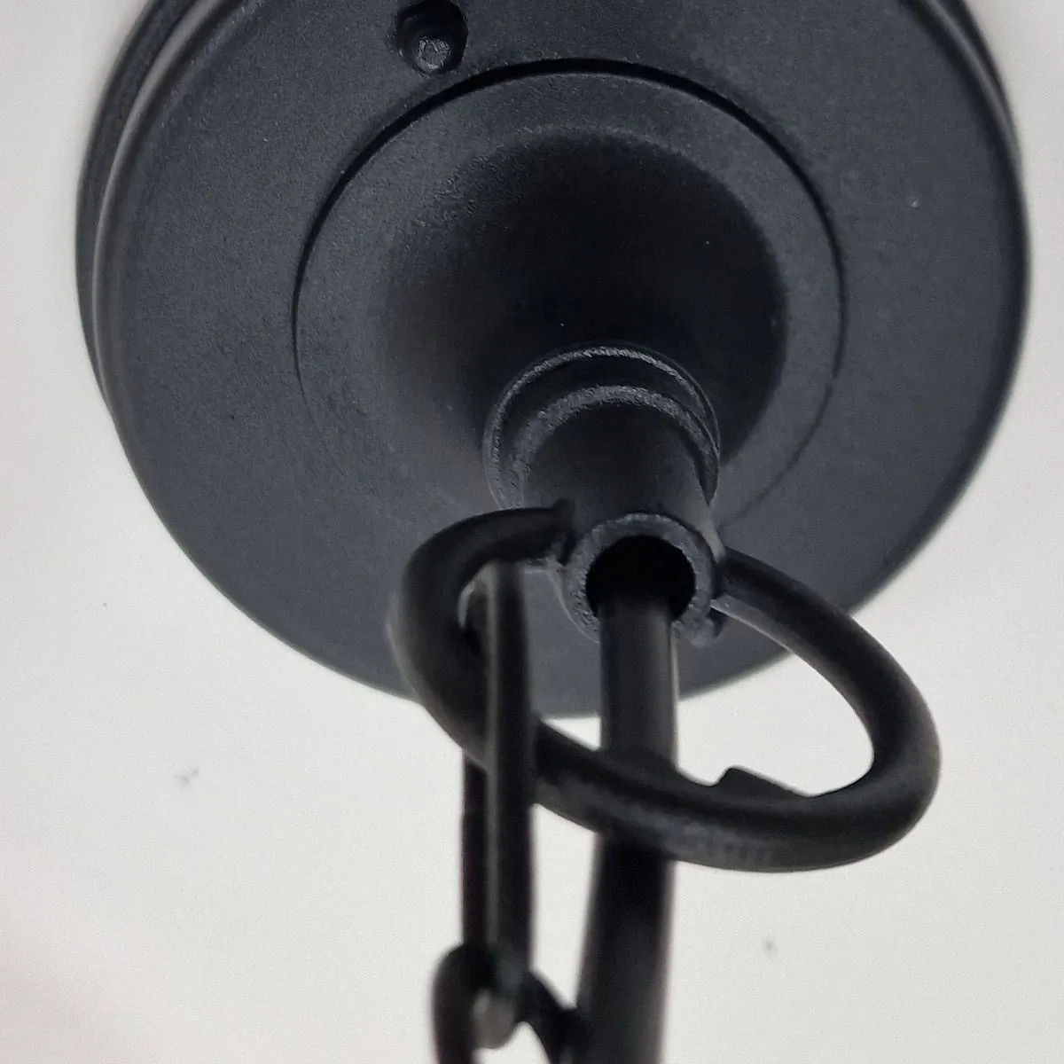 Parish Mini 1 Light Chain Lantern | Black