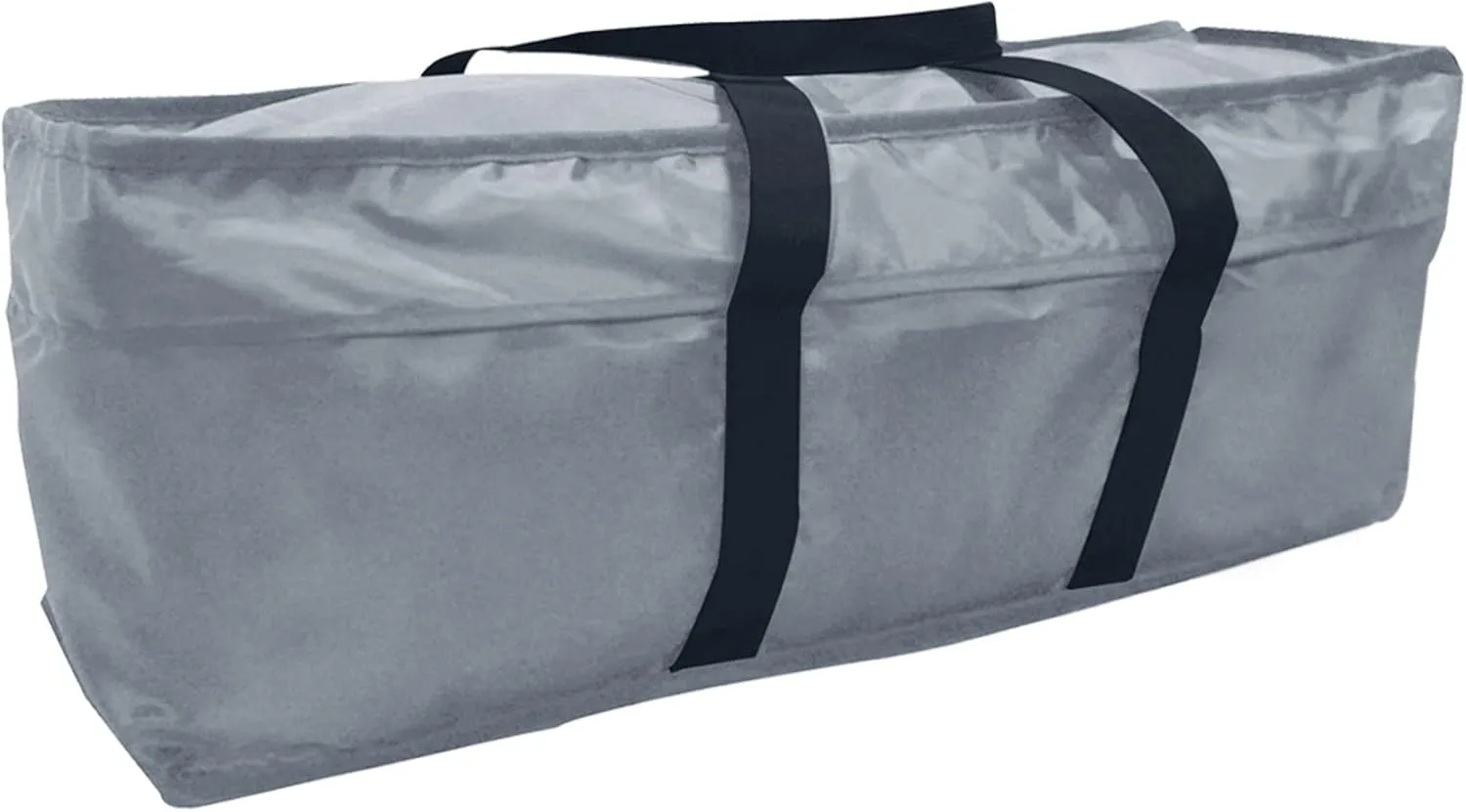 Patio Cushion Storage Bag with Zipper and Handle for Outdoor Furniture Cushion 50 x 15 x 25 Inch Gray Waterproof