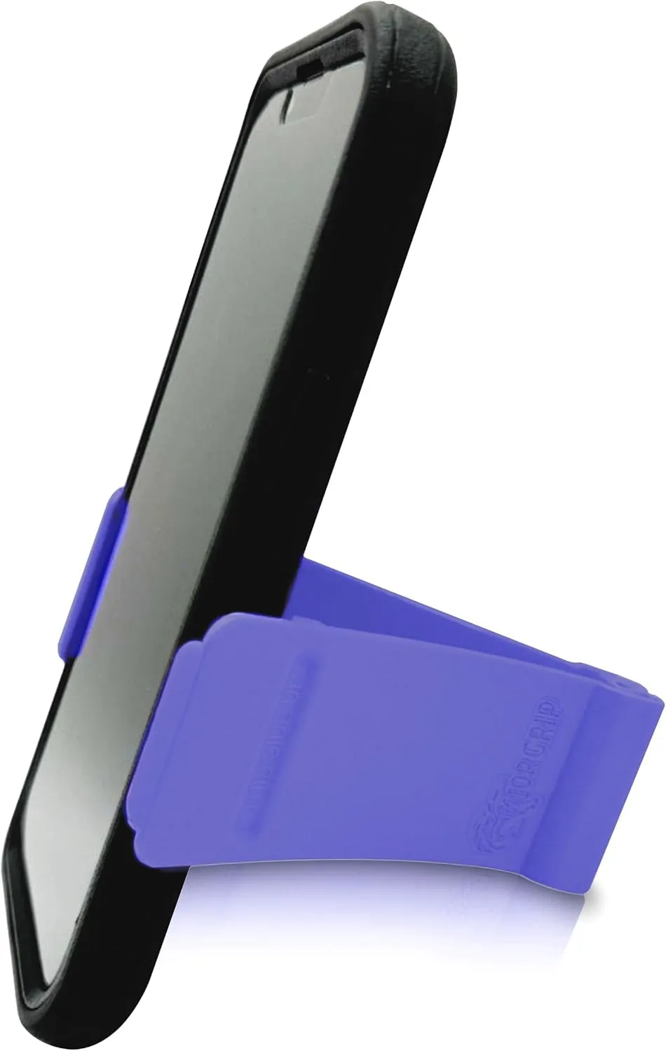 Phone Stand - Cell Phone Holder Stand for Desk Nightstand Kitchen - Compatible with iPhone, Android and Most Smartphones up to 6.8" on Width of Phone (Purple)