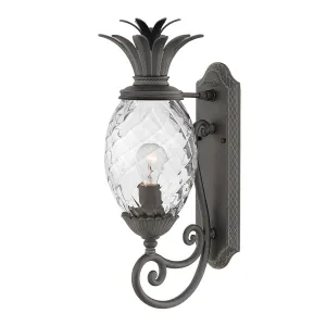 Plantation 1lt Medium Wall Lantern | Museum Black