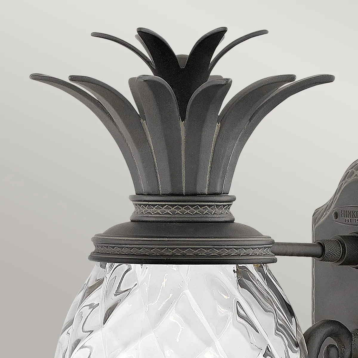 Plantation 1lt Medium Wall Lantern | Museum Black