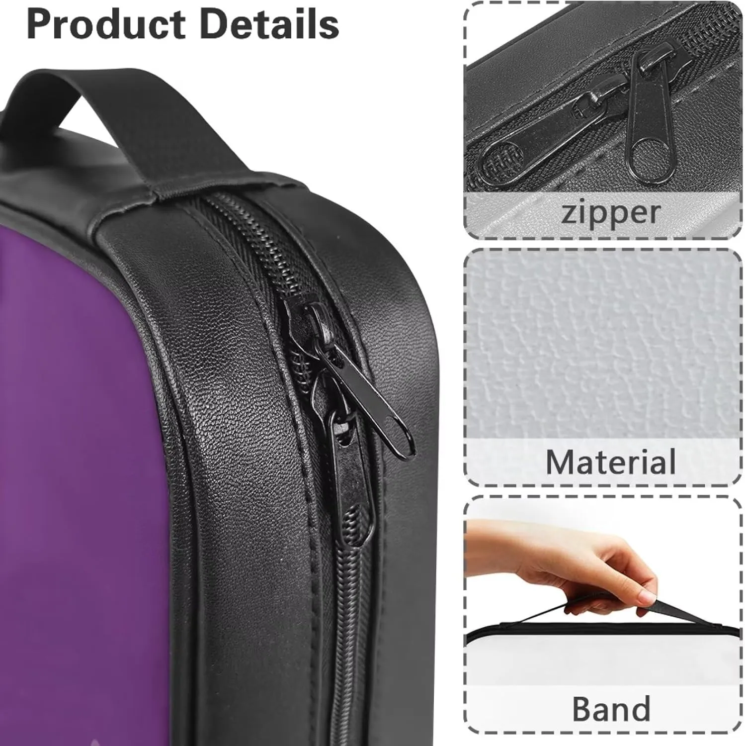Poetry Butterfly Simple Bible Bag for Women Men Large Capacity Bible Case Book Carrying Case Bible Cover for Men Women Standard & Most Bible Books