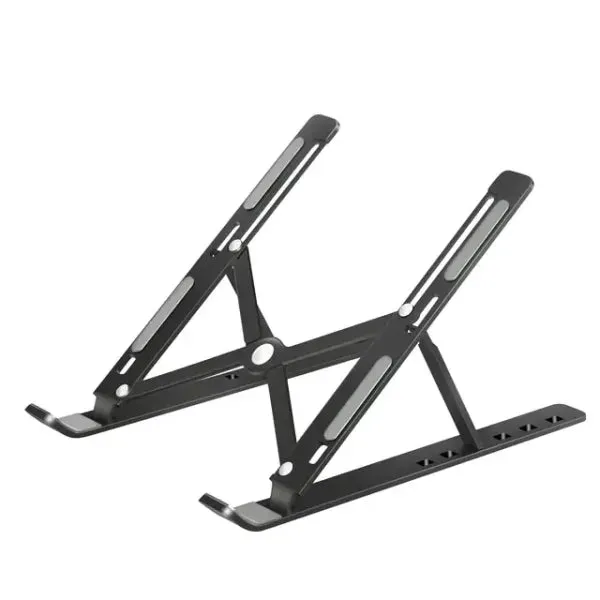 Portable Aluminum Laptop Stand – Foldable Notebook Holder for MacBook