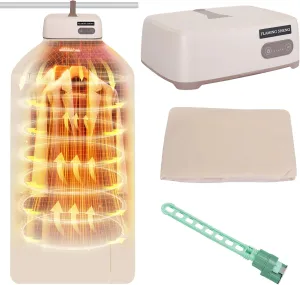 Portable Dryers for Laundry, 600W Mini Laundry Dryer with Dryer Bag Support Stand for Delicate Garments, Underwear, Baby Clothes, Compact and Convenient Drying Solution for Apartment, Dorm Travel