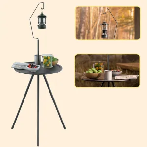 Portable Folding Camping Table, Adjustable Height, with Storage Bag, for Outdoor Activities and Home Use (02 Models)