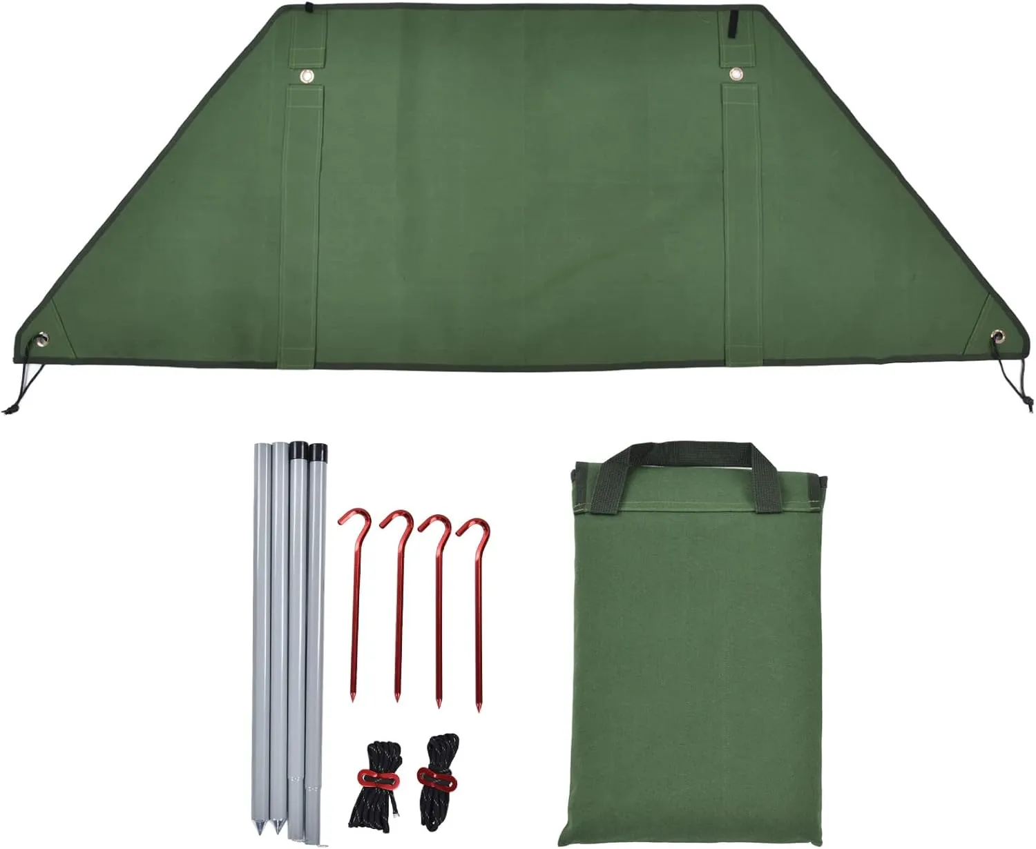 Portable Folding Camping Windscreen, High Reliability Stove Windbreaks with Support Rods, Wind Proof for Outdoor Grills BBQ Picnic