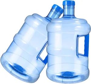 Portable Large Water Tanks 2pcs Thickened Pet Water Containers Handle for Car Home Office Outdoor Camping Picnics