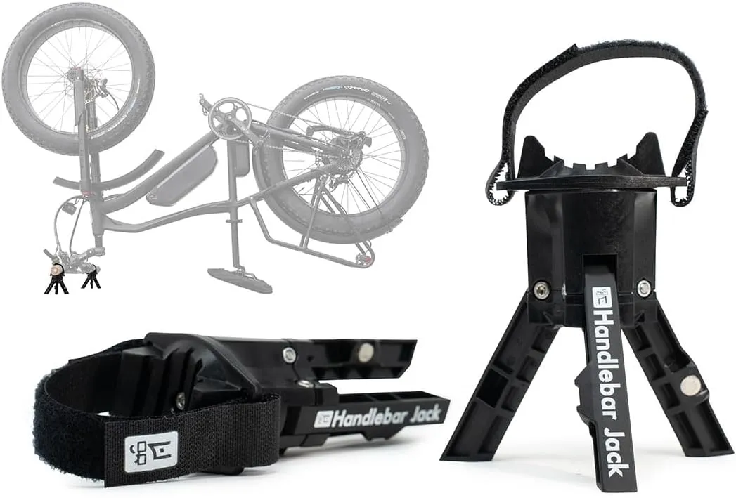Portable Repair Stand V3 | Made in the USA | 3.7" Ground Offset, for Bicycles, eBikes | Compatible w All Electric Bikes