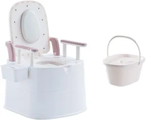 Portable Toilet Family Mobile Toilets,Portable Adult Squatting Stool,Lightweight and l Camping Toilet (Color :, Size : Style 2) (Style 1)