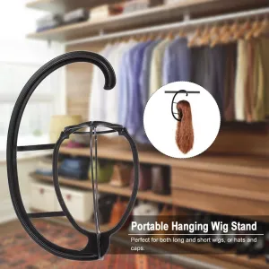 Portable Wig and Hair Topper Hanger