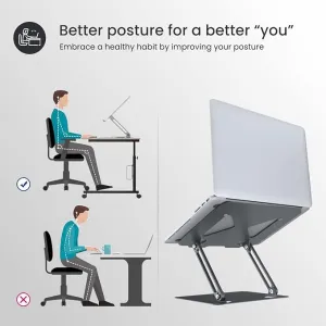 Portronics My Buddy K7 Portable Laptop Stand