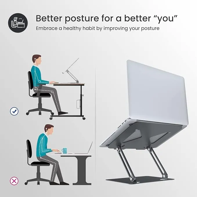 Portronics My Buddy K7 Portable Laptop Stand