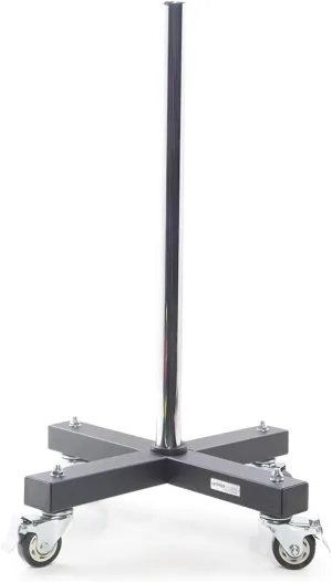 Power Systems Vertical Bumper Plate Storage - Portable and Space Saving - Locking Casters