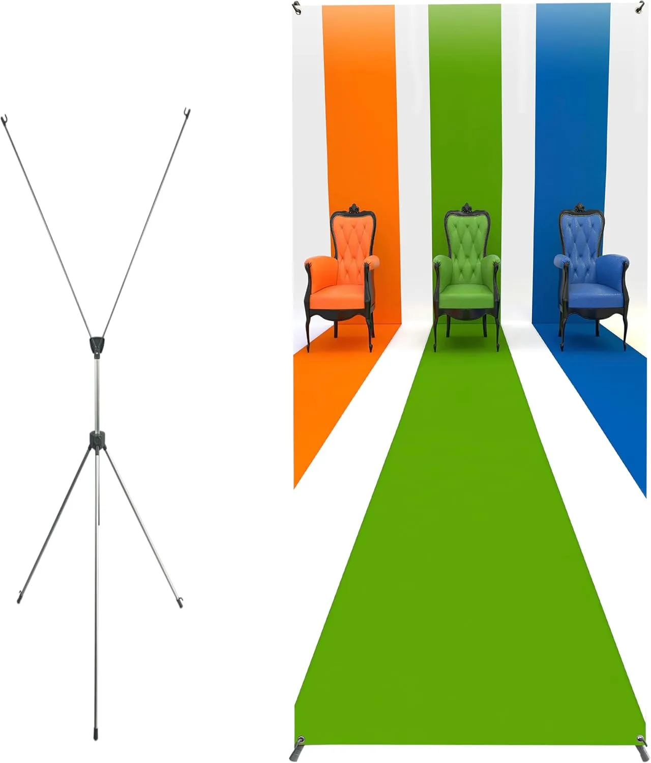 Premium X Banner Stand 24"*72" Perfect for Restaurant and Store Display with Portable Travel Bag (24"*72") （STAND ONLY） (4 Units)