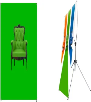 Premium X Banner Stand 24"*72" Perfect for Restaurant and Store Display with Portable Travel Bag (24"*72") （STAND ONLY） (4 Units)